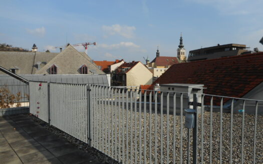 Graz: Studenten / Singlewohnung! Perfekte 1-Raum + Küche Garconniere mit Balkon in ruhiger Innenhoflage Nähe Kunsthaus zu vermieten!