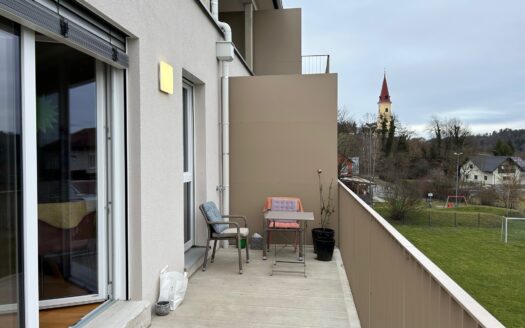 St. Ulrich: Projekt „Landliebe“ Erstbezugscharakter ! Exklusiv ausgestattete 3 -Zimmer mit grossem Balkon (ca. 14 m²) Nähe Fernitz (St. Ulrich a.W.) zu vermieten!