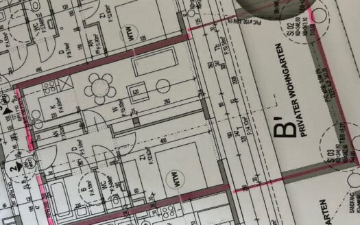 Puntigam:  Aussergewöhnliche  2-Zimmer Erdgeschosswohnung mit  Gartenanteil in Graz-Puntigam zu verkaufen
